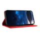 For Samsung Galaxy S24+ 5G Tulips Butterfly Pattern Magnetic Vegan Leather Phone Case(Red)