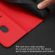 For Samsung Galaxy S24+ 5G Tulips Butterfly Pattern Magnetic Vegan Leather Phone Case(Red)
