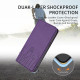 For Samsung Galaxy S24+ 5G Tulips Butterfly Pattern Magnetic Vegan Leather Phone Case(Dark Purple)