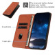 For Samsung Galaxy S24+ 5G Tulips Butterfly Pattern Magnetic Vegan Leather Phone Case(Coffee)