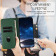 For Samsung Galaxy S24+ 5G Tulips Butterfly Pattern Magnetic Vegan Leather Phone Case(Dark Green)