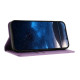 For Samsung Galaxy S24+ 5G Tulips Butterfly Pattern Magnetic Vegan Leather Phone Case(Light Purple)