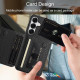 For Samsung Galaxy S24+ 5G Litchi Pattern Magnetic Card Bag Holder Phone Case(Black)