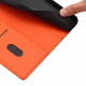 For Samsung Galaxy S23+ 5G Tree Cat Embossed Flip Vegan Leather Phone Case(Orange)