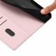 For Samsung Galaxy S23+ 5G Tree Cat Embossed Flip Vegan Leather Phone Case(Rose Gold)