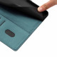 For Samsung Galaxy S24+ 5G Tree Cat Embossed Flip Vegan Leather Phone Case(Deep Green)