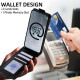 For Samsung Galaxy S24+ 5G Vertical Flip Cover Solid Color Vegan Leather Phone Case with Crossbody Chain(Black)