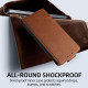 For Samsung Galaxy S24+ 5G Vertical Flip Cover Solid Color Vegan Leather Phone Case with Crossbody Chain(Brown)