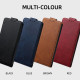 For Samsung Galaxy S24+ 5G Vertical Flip Cover Solid Color Vegan Leather Phone Case with Crossbody Chain(Blue)