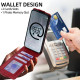 For Samsung Galaxy S24+ 5G Vertical Flip Cover Solid Color Vegan Leather Phone Case with Crossbody Chain(Red)