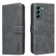 For Samsung Galaxy S24+ 5G Solid Color Calfskin Texture RFID Vegan Leather Phone Case(Black)