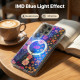 For Samsung Galaxy S24+ 5G IMD Blue Light Jungle Series Magnetic Phone Case(Flower)