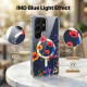For Samsung Galaxy S24+ 5G IMD Blue Light Jungle Series Magnetic Phone Case(Wind Chimes)