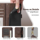 For Samsung Galaxy S24+ 5G AZNS A2 Series Tri-Card Wallet RFID Vegan Leather Phone Case with Strap(Blue)