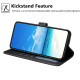 For Samsung Galaxy S23+ 5G Sunflower Embossed Vegan Leather Phone Case with Small Black Rope(Black)