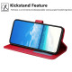 For Samsung Galaxy S23+ 5G Sunflower Embossed Vegan Leather Phone Case with Small Black Rope(Red)
