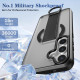 For Samsung Galaxy S24+ 5G Skin-Friendly D-Ring Holder Magnetic Shockproof Phone Case(Black)
