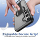 For Samsung Galaxy S24+ 5G Skin-Friendly D-Ring Holder Magnetic Shockproof Phone Case(Black)