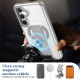 For Samsung Galaxy S24+ 5G Skin-Friendly D-Ring Holder Magnetic Shockproof Phone Case(Gray)