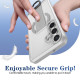 For Samsung Galaxy S24+ 5G Skin-Friendly D-Ring Holder Magnetic Shockproof Phone Case(Gray)