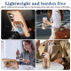 For Samsung Galaxy S24+ 5G Skin-Friendly D-Ring Holder Magnetic Shockproof Phone Case(Khaki)