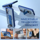 For Samsung Galaxy S24+ 5G Skin-Friendly D-Ring Holder Magnetic Shockproof Phone Case(Blue)