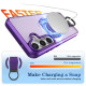For Samsung Galaxy S24+ 5G Skin-Friendly D-Ring Holder Magnetic Shockproof Phone Case(Purple)