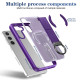 For Samsung Galaxy S24+ 5G Skin-Friendly D-Ring Holder Magnetic Shockproof Phone Case(Purple)