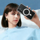 For Samsung Galaxy S24+ 5G Large Hole Camera MagSafe Magnetic Clear Acrylic TPU Case(Transparent)