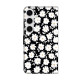 For Samsung Galaxy S24+ 5G Crystal-Like Painted Vegan Leather Phone Case(Small Floral Print)