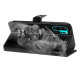 For Samsung Galaxy S24+ 5G Crystal-Like Painted Vegan Leather Phone Case(Lions)