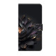 For Samsung Galaxy S24+ 5G Crystal-Like Painted Vegan Leather Phone Case(Purple Lotus)