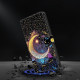For Samsung Galaxy S24+ / S25+ 5G Crystal-Like Painted Vegan Leather Phone Case(Radiant Moon)