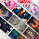 For Samsung Galaxy S24+ / S25+ 5G Crystal-Like Painted Vegan Leather Phone Case(Pink Butterfly)