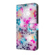 For Samsung Galaxy S24+ / S25+ 5G Crystal-Like Painted Vegan Leather Phone Case(Retro Flowers)