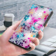 For Samsung Galaxy S24+ / S25+ 5G Crystal-Like Painted Vegan Leather Phone Case(Retro Flowers)
