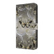For Samsung Galaxy S24+ / S25+ 5G Crystal-Like Painted Vegan Leather Phone Case(Lace Butterfly)