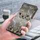 For Samsung Galaxy S24+ / S25+ 5G Crystal-Like Painted Vegan Leather Phone Case(Lace Butterfly)