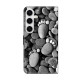 For Samsung Galaxy S24+ / S25+ 5G Crystal-Like Painted Vegan Leather Phone Case(Stone Footprints)
