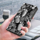 For Samsung Galaxy S24+ / S25+ 5G Crystal-Like Painted Vegan Leather Phone Case(Stone Footprints)