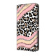 For Samsung Galaxy S24+ / S25+ 5G Crystal-Like Painted Vegan Leather Phone Case(Stripes and Leopard)