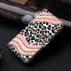For Samsung Galaxy S24+ / S25+ 5G Crystal-Like Painted Vegan Leather Phone Case(Stripes and Leopard)