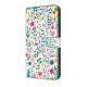 For Samsung Galaxy S24+ / S25+ 5G Crystal-Like Painted Vegan Leather Phone Case(Small Flowerbed)