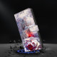 For Samsung Galaxy S24+ / S25+ 5G Crystal-Like Painted Vegan Leather Phone Case(Snow Castle)
