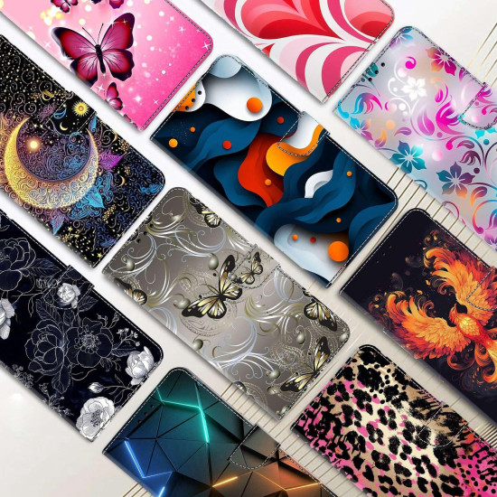 For Samsung Galaxy S24+ / S25+ 5G Crystal-Like Painted Vegan Leather Phone Case(Snow Castle)