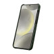 For Samsung Galaxy S24+ 5G melkco Litchi Texture Magnetic Half Coverage Genuine Leather Phone Case(Dark Green)