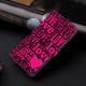 For Samsung Galaxy S24+ 5G Crystal-Like Painted Vegan Leather Phone Case(LOVE)
