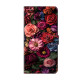 For Samsung Galaxy S24+ 5G Crystal-Like Painted Vegan Leather Phone Case(Flower Garden)