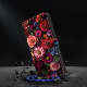 For Samsung Galaxy S24+ 5G Crystal-Like Painted Vegan Leather Phone Case(Flower Garden)
