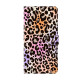 For Samsung Galaxy S24+ 5G Crystal-Like Painted Vegan Leather Phone Case(Spotted Leopard Print)
